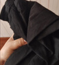优衣库麻混纺舒适长裤/常规款女装/休闲裤26春夏新款482246 09 黑色 S 实拍图