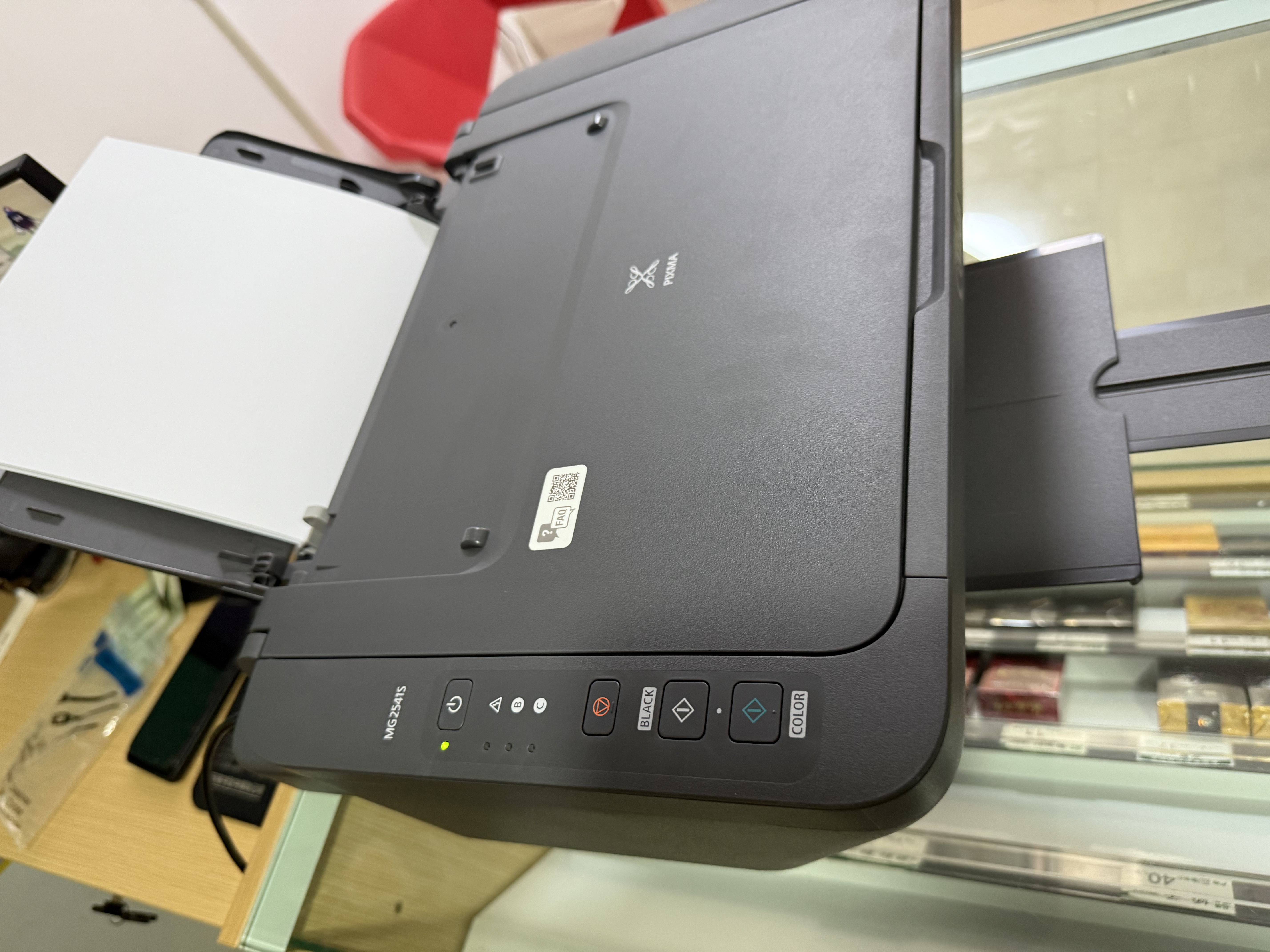 佳能（Canon）MG2541/70/TS3340 A4彩色喷墨打印机 家用办公学生试卷作业照片打印 打印复印扫描一体机 MG2541/70【仅支持电脑连接+打印复印扫描】 套餐一：单黑打印（可加墨） 实拍图