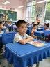 梓晨小学生桌布桌罩课桌套罩学校教室长方形学习桌专用蓝色桌套书桌垫 实拍图