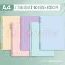 GOTOVANa4活页本外壳可拆卸活页夹扣环封面笔记本b5环扣线圈装订打孔收纳软皮封皮纸diy自制配件不硌手 实拍图