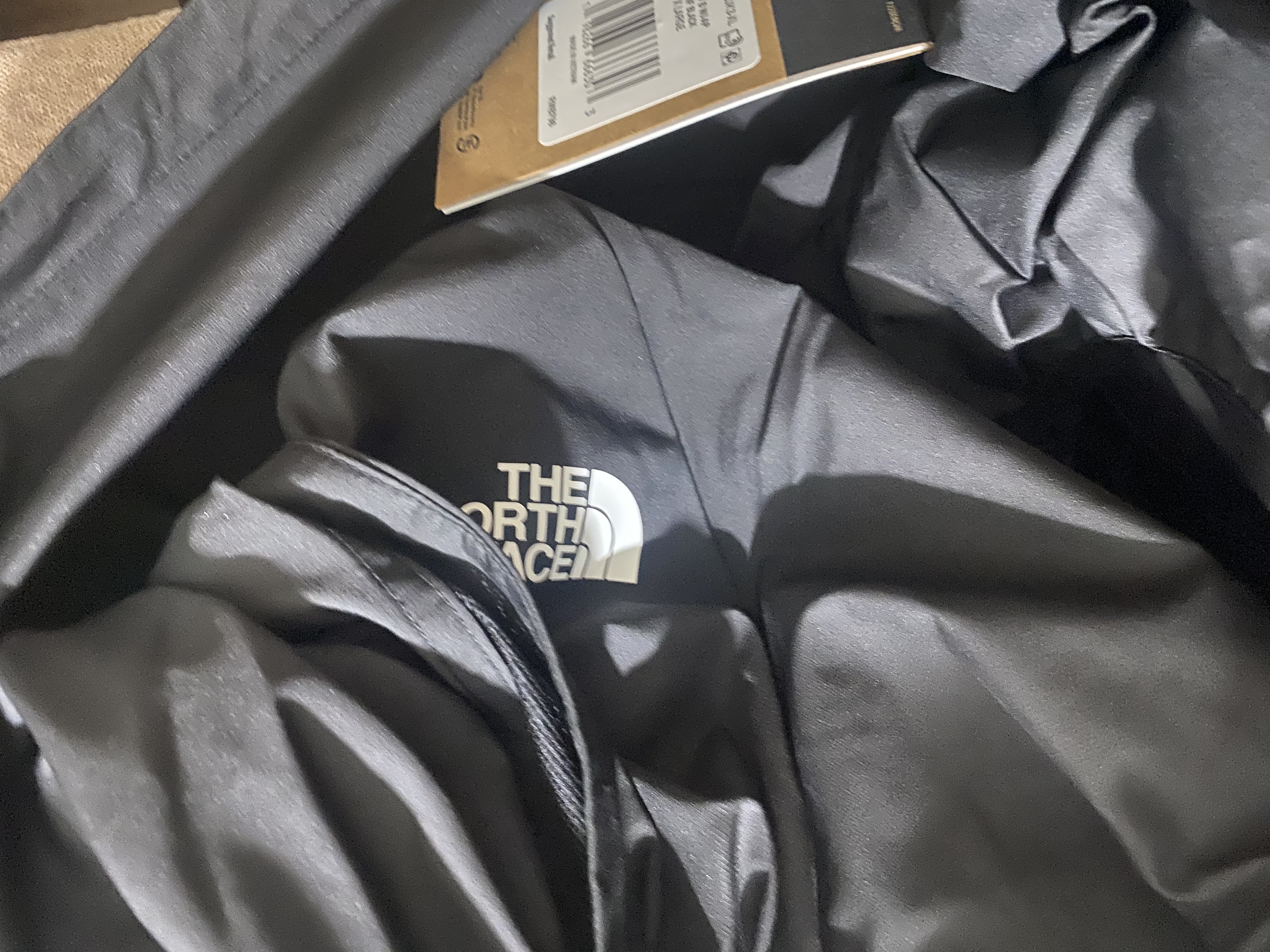 北面（The North Face）【溯水系列】防晒皮肤衣情侣款防泼溅防风夹克UPF40+休闲薄风衣 8G78/JK3/宇宙黑/男款 XL 实拍图