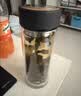 富光双层玻璃杯水杯子茶水分离泡茶杯男女士高颜值团购定制400ML 实拍图