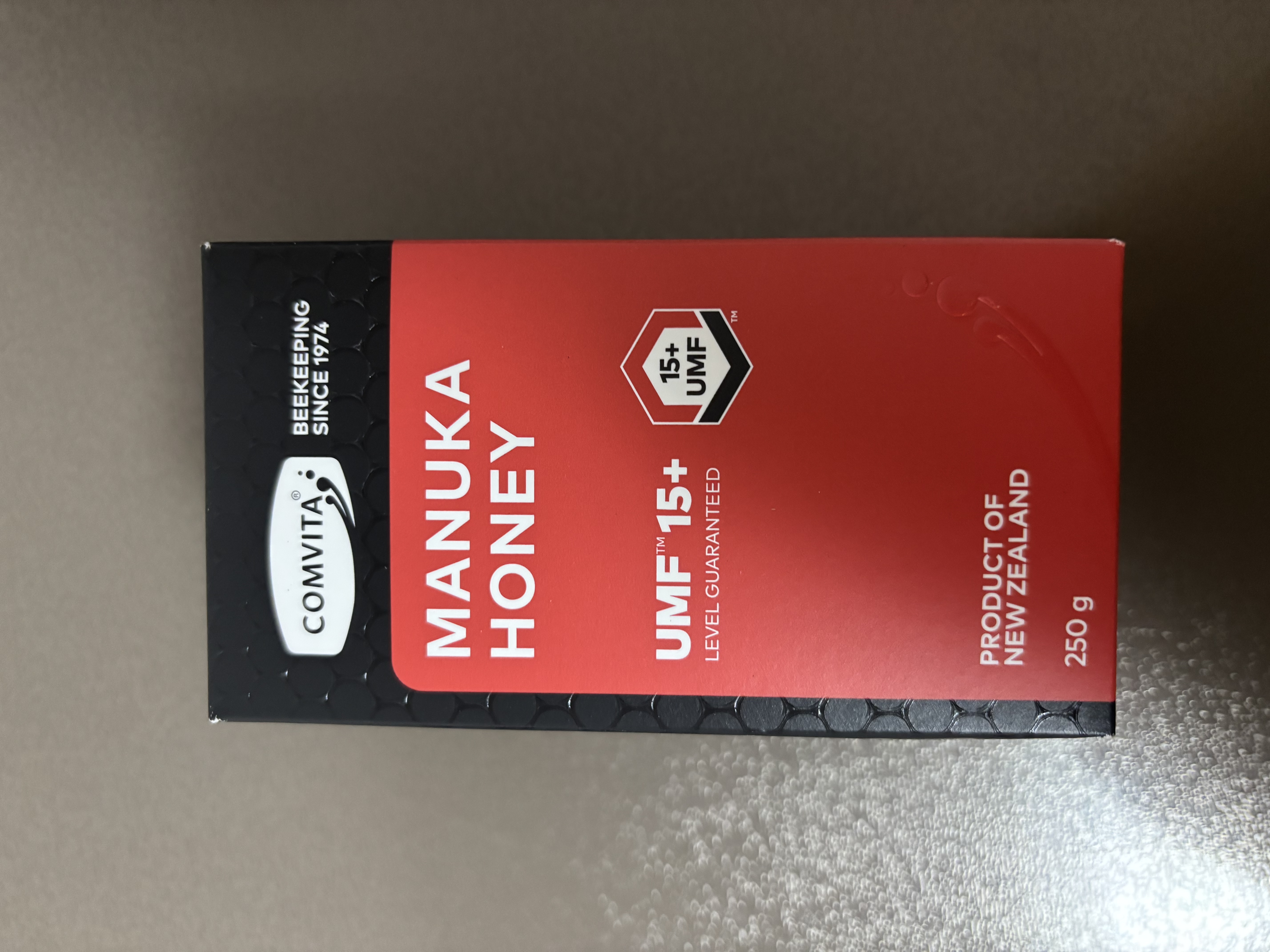 康维他（Comvita）麦卢卡蜂蜜UMF15+250g 新西兰进口天然蜂蜜 滋补品送长辈节日礼物 实拍图