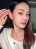 芯奢S999足银耳环女士2026新款养耳洞素圈耳圈耳钉纯银设计高级感耳饰 足银8MM【2只装】 【适合耳骨戴】假一赔十 实拍图