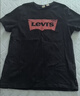 Levi's李维斯情侣美式宽松印花时尚简约舒适潮流纯棉圆领短袖T恤 黑色 002A0-0001 M 实拍图