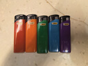 比克（BIC）打火机 J5(混色)迷你系列一次性打火机 防爆进口个性创意砂轮火机 XP2电子 5支 实拍图
