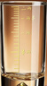 青苹果手握金山描金刻度白酒杯二两杯 水晶玻璃酒盅100ml6只+竹木杯架 实拍图