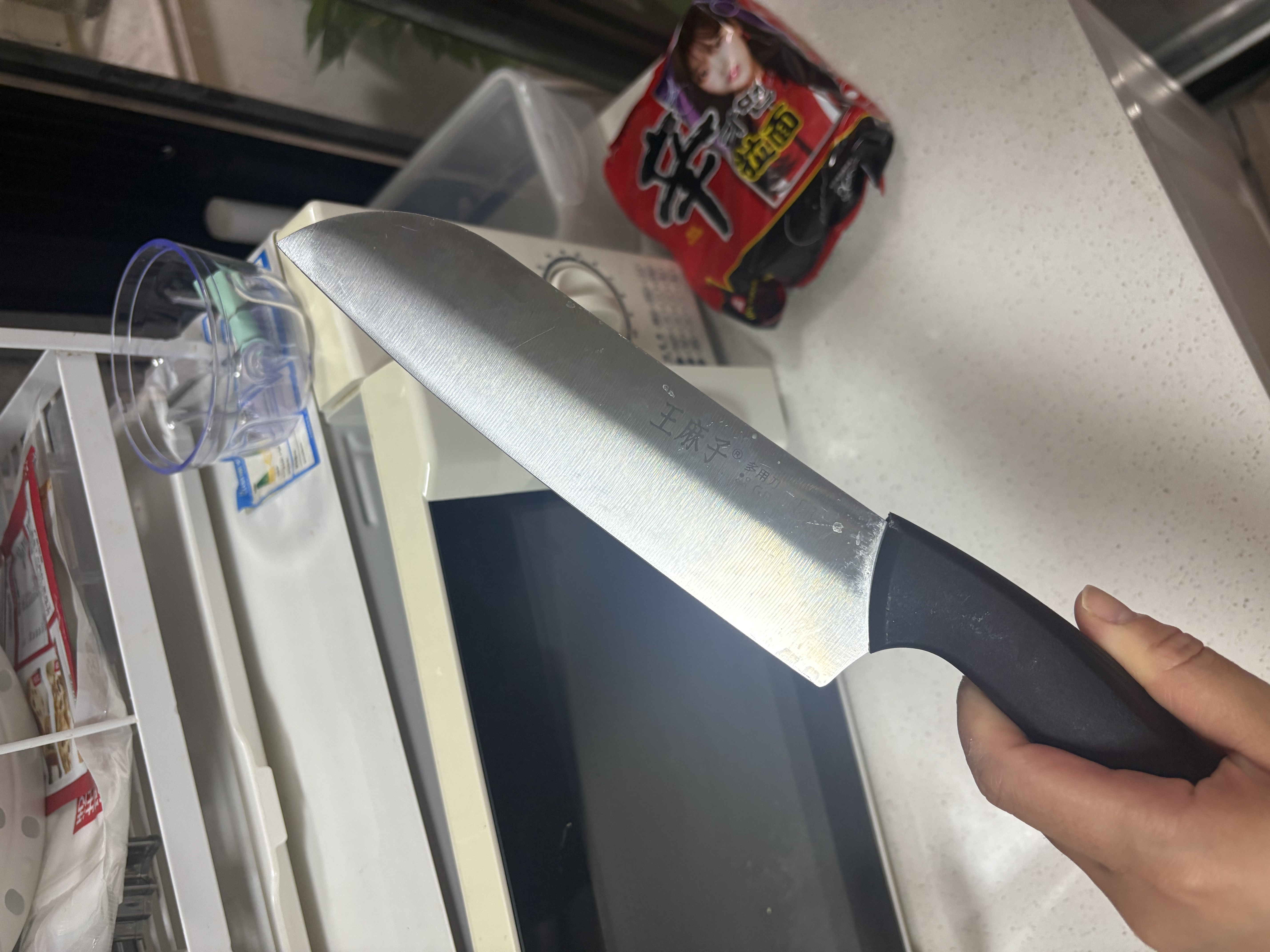王麻子菜刀 厨房多功能刀具三德多用刀 家用料理辅食刀主厨刀水果专用刀 实拍图