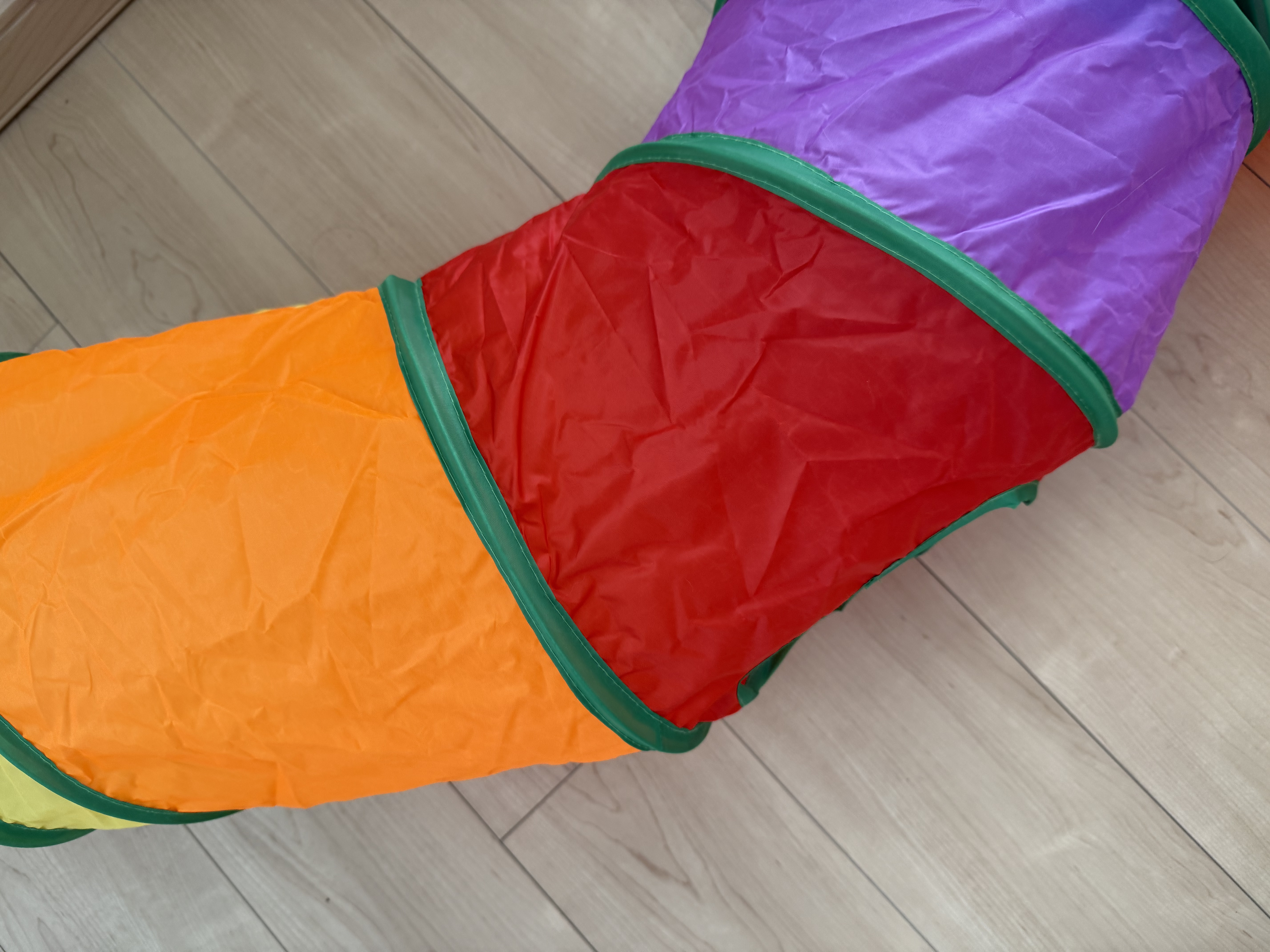 HELLOJOY猫玩具隧道加长可折叠宠物用品通道钻洞猫咪自嗨解闷神器彩虹迷宫 实拍图