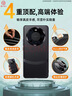 第一卫DIVI【自 营 正 品 丨顶配质感】适用华为mate60pro手机壳mate60pro+真素皮镜头全包超薄防摔壳男砚黑 实拍图