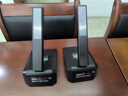 海康威视（HIKVISION）会议一拖二无线麦克风桌面短杆方管话筒主席台UHF高保真抗干扰自动对频防啸叫演讲培训广播 实拍图