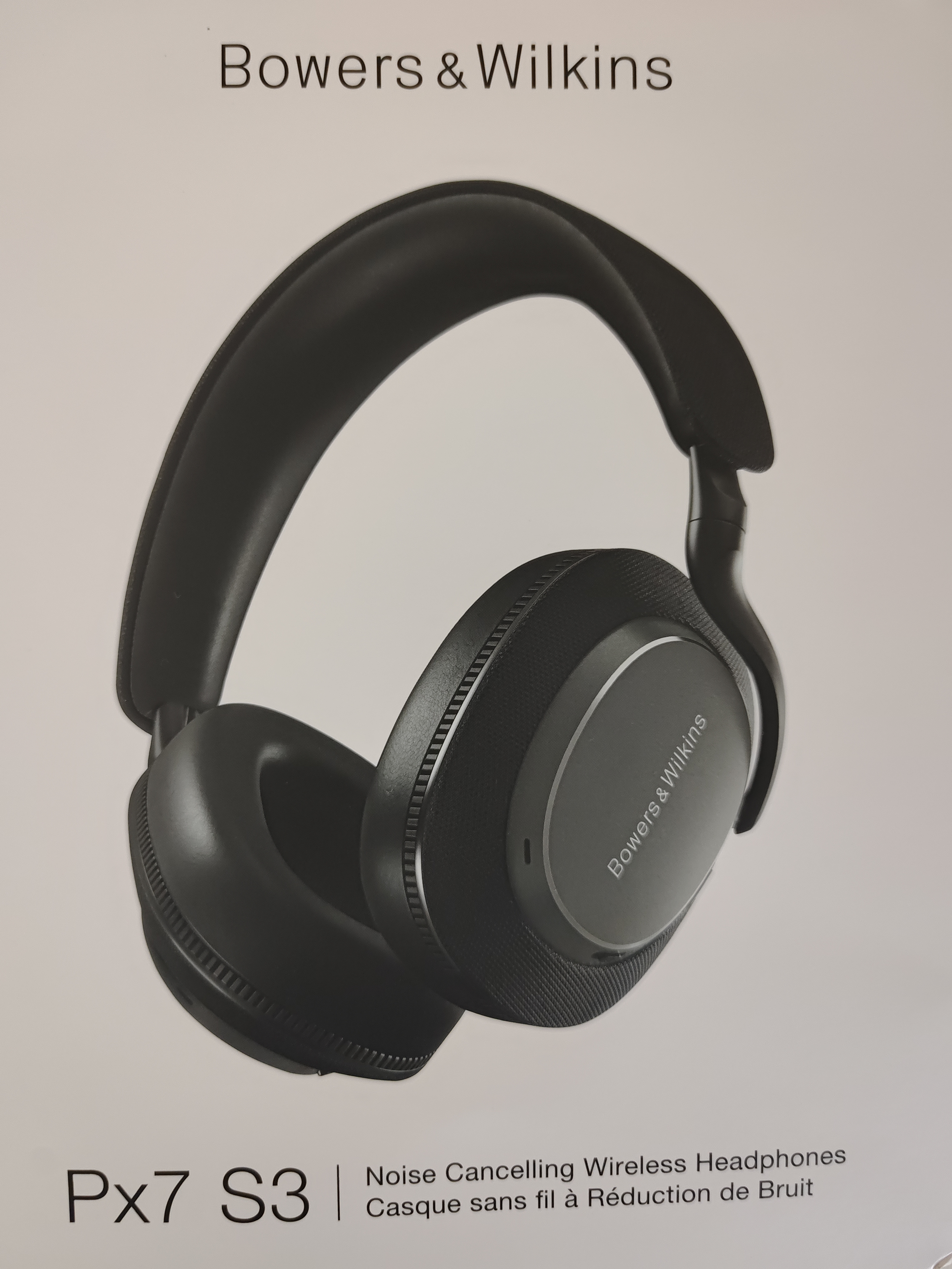 宝华韦健Px7S3 头戴式蓝牙耳机【30天价保】 HiFi音质B&W主动降噪无线耳机非PX7S2E华为苹果适用 玄铁黑 实拍图