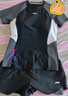 李宁（LI-NING）泳衣女士分体式两件套游泳衣温泉显瘦游泳装备 0921 黑灰 XXL 实拍图