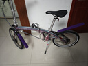 大行（DAHON）折叠自行车公路车通用挡泥板可伸缩式泥除前后轮防水板改装配件 紫罗兰 实拍图
