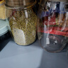 龙士达食品级玻璃密封罐茶叶咖啡豆储存罐泡菜陈皮白糖储物瓶子 2.1L*2 实拍图