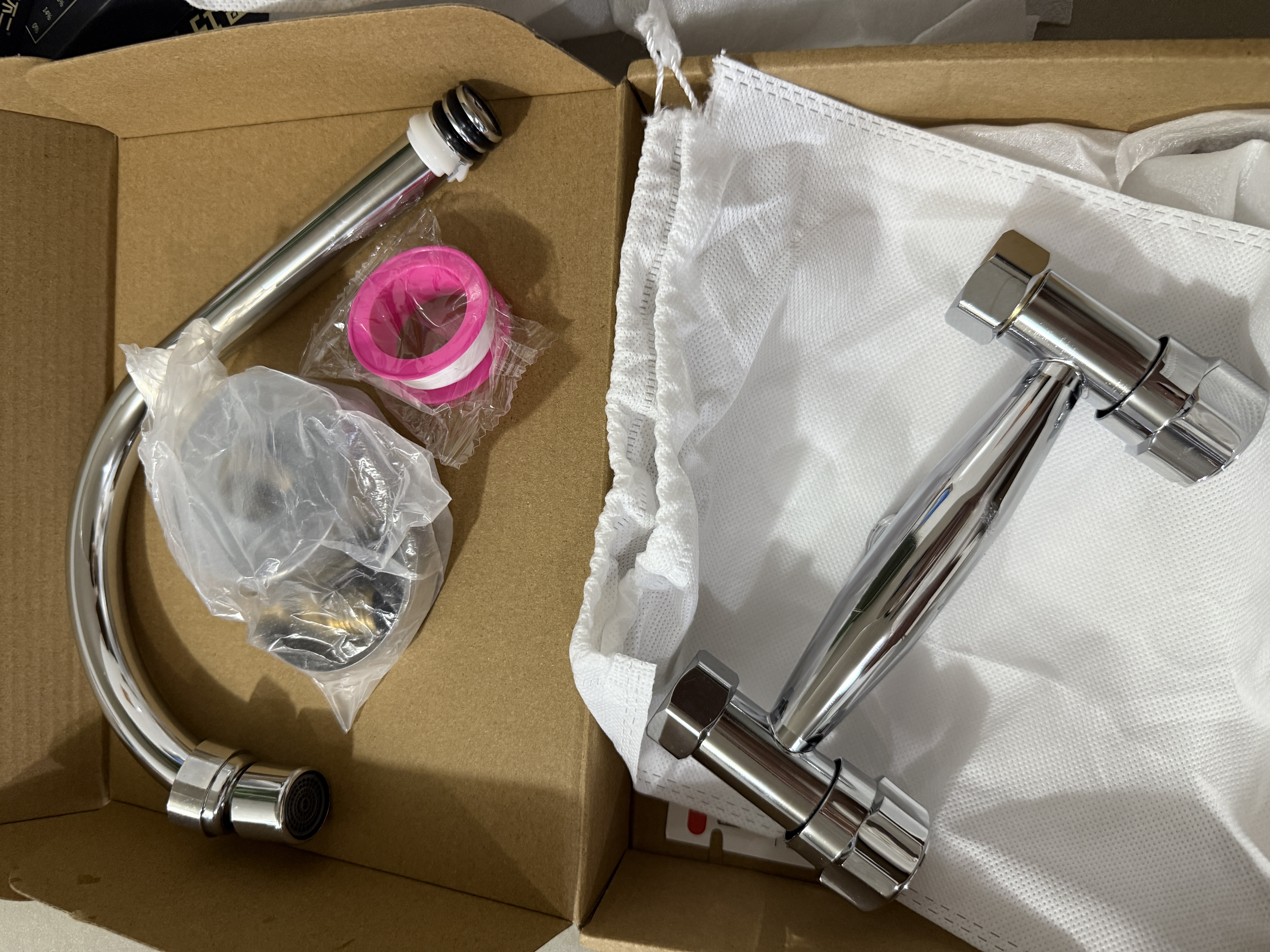 Rosecret【精工】入墙式厨房水龙头冷热水二合一洗菜盆水龙头双孔专用龙头 实拍图