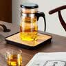 金灶（KAMJOVE）玻璃茶壶 按压式飘逸杯 茶水壶玻璃茶具 茶水分离杯泡茶器泡茶壶 TP-140/300ml容量 实拍图