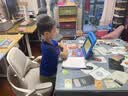 八九间F2pro儿童学习椅子写字椅高背小学生家用书房可升降追背椅146F灰 实拍图