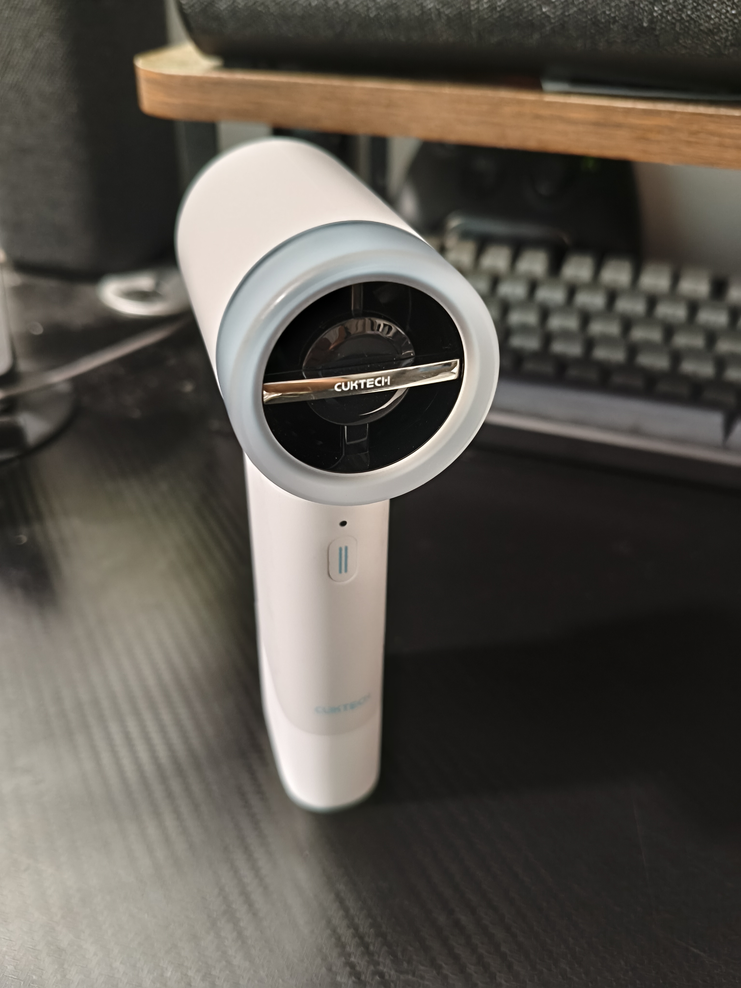 CUKTECH酷态科【新款二合一】CP手持小风扇Plus充电宝风扇二合一37h超长续航11m/s高速大风力随身便携 【白色】37h续航+11m/s高速 10000mAh 风扇+充电宝二合一 实拍图