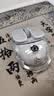 前行者（EWEADN）Q9小土豆无线蓝牙双模透明鼠标游戏可充电式电竞电脑笔记本低音轻量化RGB灯效 月陶白 实拍图