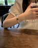 唐后天然和田玉白玉手串女生碧玉手链生日送老婆礼物 实拍图