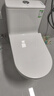 九牧（JOMOO）11383-2-1/41KB-1家用虹吸抗菌双漩坐便器大冲力马桶400坑距 实拍图