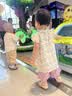 巴厘小猪女童夏装2026新款小女孩无袖两件套夏季儿童甜美分体衣服宝宝套装 绿野小花仙 100 实拍图