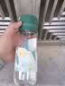 富光塑料杯随手杯大容量男女便携太空杯学生水杯运动带盖水杯子600ml 实拍图