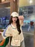 viney【何泓姗同款】牛皮斜挎包包女包轻奢生日礼物高级感送女友老婆 【白色】明星同款高档品牌手提小方包 时尚ck风小众单肩腋下包 实拍图