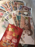 【藏邮】世界纸币52张压岁钱红包 退出流通钱币外国纸币 硬币 50国家100张刺绣红包 实拍图