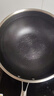 炊大皇炒锅304不锈钢有钛炒菜锅煎锅平底不粘炒锅32cm 可立可视盖不挑灶 实拍图