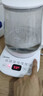 美的（Midea）养生壶大容量 柔声轻音变频智能预约烧水壶 全自动恒温全玻璃煮茶壶保温一体电水壶 316材质恒温壶 【双层隔热盖】14大养生功能12Q 1.5L 实拍图
