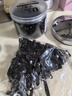优家（UPLUS）高弹力一次性黑头绳【加宽加厚500根】小皮筋扎头发发绳发圈皮套 实拍图