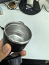 恩尔美（nRMEi）玻璃水杯大容量男士夏季茶水分离泡茶杯防摔耐高温高硼硅水杯子壶 黑色800ml【杯盖可喝水+茶隔】 实拍图