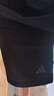 阿迪达斯（adidas）短裤夏季男户外休闲百搭短裤显瘦松紧腰梭织运动五分裤 黑/灰 L 晒单实拍图