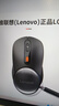 联想（Lenovo）无线蓝牙双模鼠标便携办公鼠标 人体工程学设计适用台式机一体机笔记本平板 Howard Mouse 2022黑 实拍图