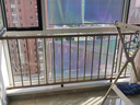 豫无忧窗户防护栏免打孔儿童安全阳台落地窗台室内围栏杆飘窗护网防盗窗 铝合金【加强35款】高80厘米 实拍图