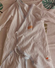贝瑞加（Babyprints）宝宝连体衣2件装婴儿纯棉衣服四季薄款家居内衣透气爬服 粉黄66 实拍图