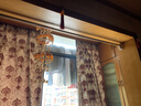 MYMOODHOUSE伸缩晾衣杆免打孔窗帘浴室浴帘杆挂衣支撑杆可伸缩晾衣架160-250 实拍图