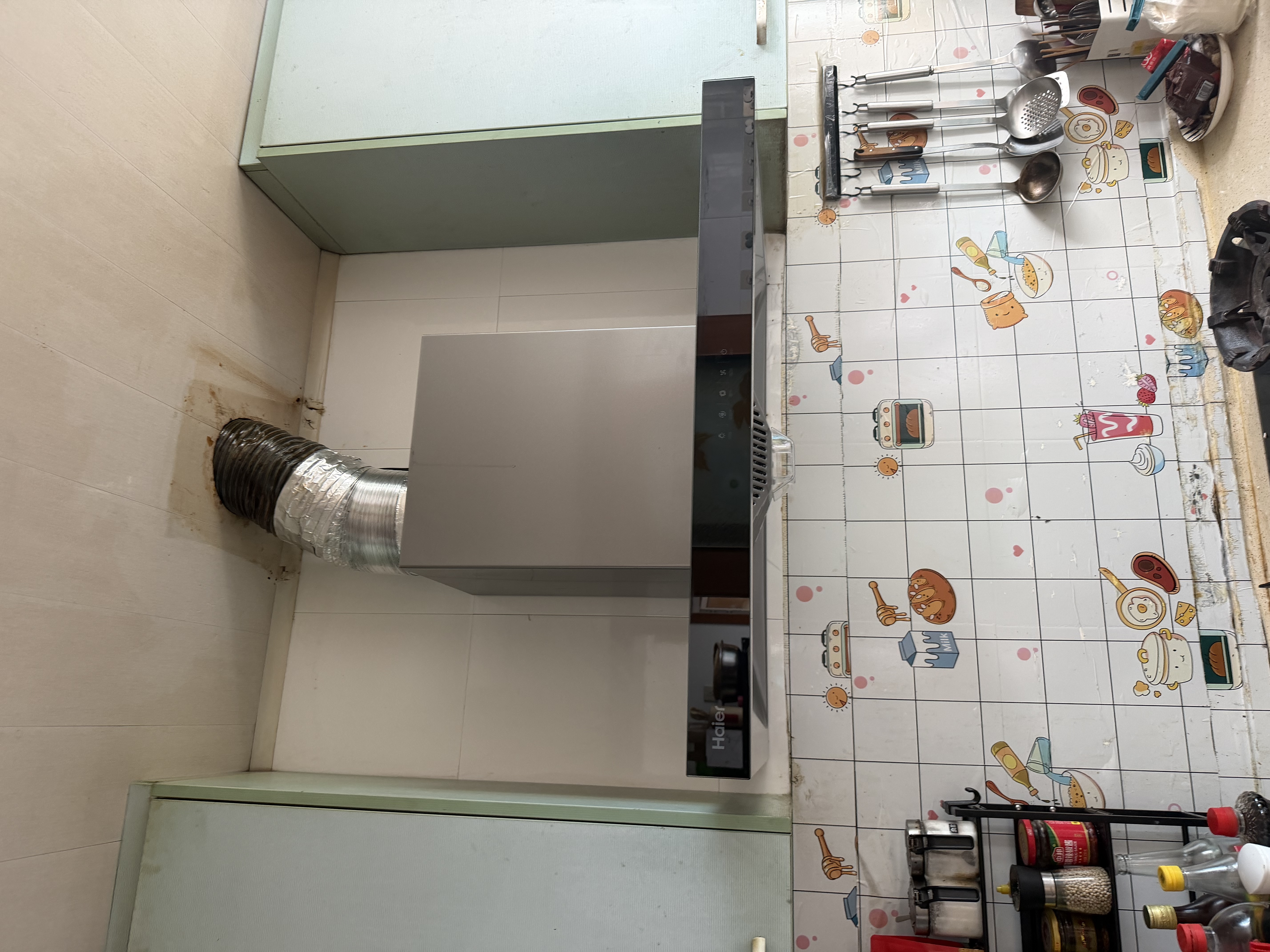 海尔（Haier）抽吸排油烟机顶吸欧式一级能效 免费上门安装 家用吸油烟机T3S 20风量大吸力自清洁以旧换新 实拍图