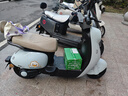 金箭电动摩托车 【人气爆款】灵彩60V20AH铅酸电池长续航800W大动力踏板电动轻便摩托车电动车积木蓝 实拍图