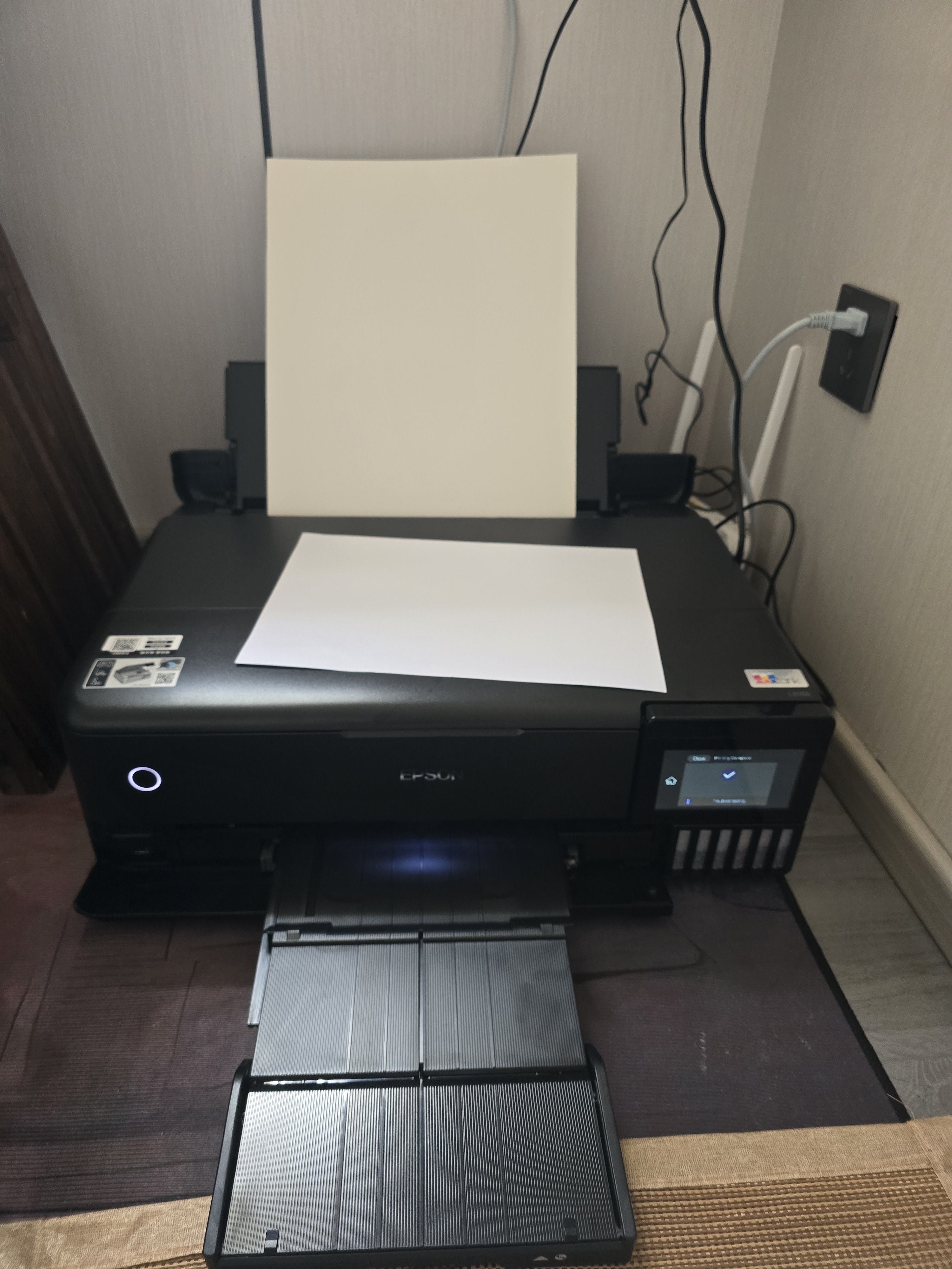 爱普生（EPSON）L8168 L8188 L8058 L18058 L805 家用照片打印机复印扫描自动双面6色喷墨A4无线WIFI影楼照相馆A3+ 【A3推荐 照片全能款】L8188（6色影楼级别 实拍图