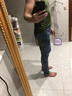 AEMAPE/美国苹果 牛仔裤男春秋印花潮牌时尚百搭潮流个性休闲裤子男小脚 19011浅蓝色 32 实拍图