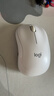 罗技（Logitech）M221 轻音鼠标 无线鼠标 办公鼠标 对称鼠标 带无线微型接收器 米白色 实拍图