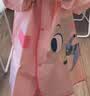 迪士尼（Disney）儿童雨衣男女孩可爱卡通连帽雨披幼儿宝宝上学防水衣61809粉S 实拍图
