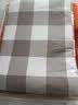 雅鹿·自由自在纯棉四件套床上用品100%全棉被套200x230cm枕套床单1.5/1.8米床4件套 咖中格 实拍图