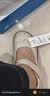 回力妈妈凉鞋中老年女5060岁新款夏季防滑软底老人真皮奶奶0679米色37 实拍图