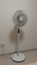 美的（Midea）【飓风节能】七叶柔风立式电风扇/家用轻音落地扇/台式小型风扇/大风力遥控定时摇头风扇 SAH35BSJ 实拍图