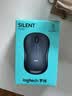 罗技（Logitech）M220 轻音鼠标 无线鼠标 办公鼠标 对称鼠标 带无线微型接收器 灰黑色 实拍图