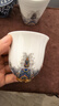 容山堂珐琅彩泡茶杯陶瓷主人杯单杯茶盏公道杯盖碗茶洗壶承茶壶功夫茶具 金丝珐琅彩品茗茶杯-宝蕴款 1个 80ml 实拍图